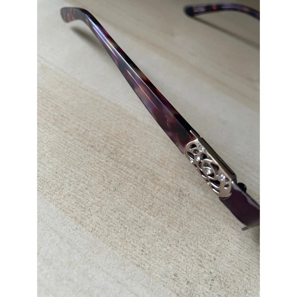 Kay Unger K143 Eyeglasses‎ Purple Tortoiseshell FRAMES ONLY Tortoise 52-17-135